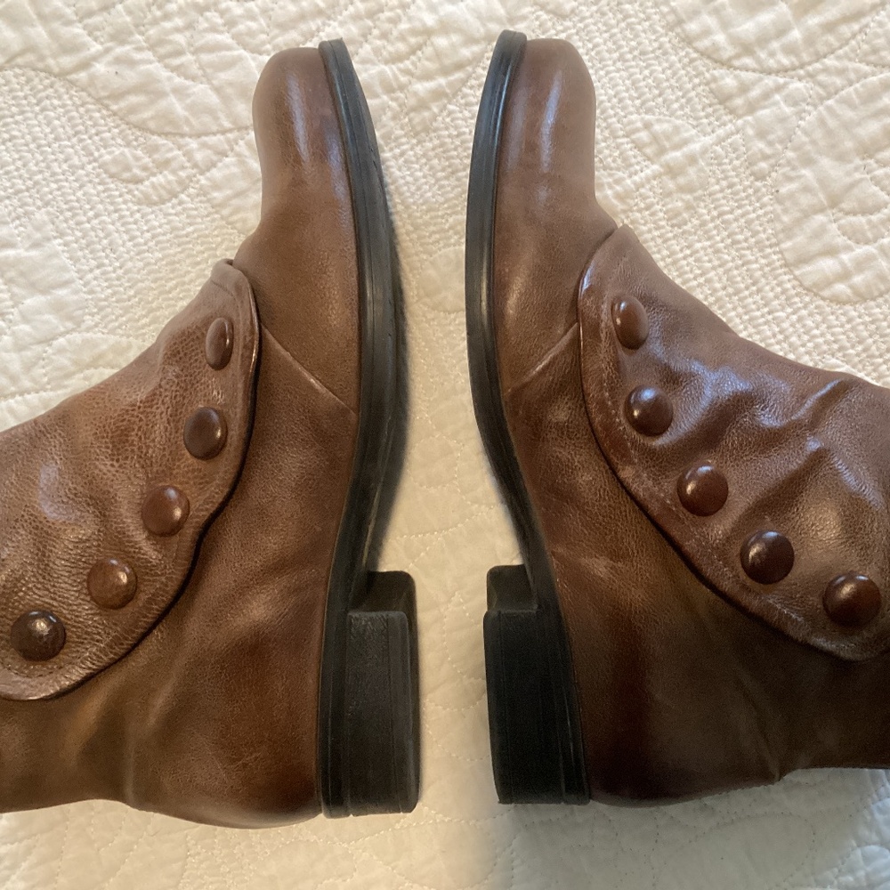 MIZ MOOZ SPRING ANKLE BOOT Sz.40 9.5 WIDE 9